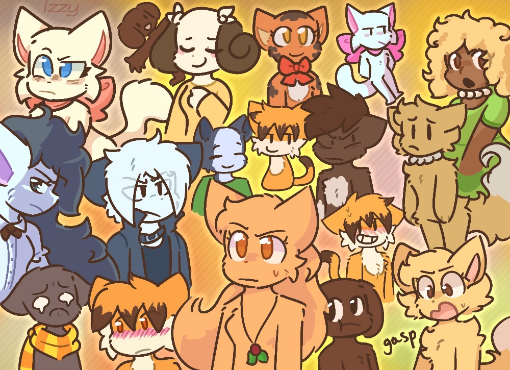 Candybooru image #15277, tagged with Abbey Amaya Augustus BuzzyVizzi_(Artist) Daisy David Lucy Matt Mike Paulo Rachel Sandy Sue human